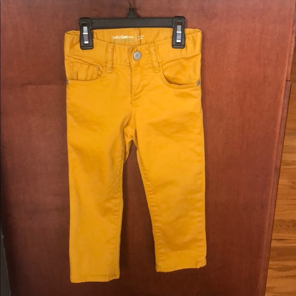 Gap for Good 3 yrs slim fit in Mustard. Like new! - Picture 1 of 2